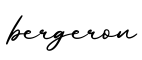 单词bergeron书写