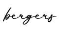 单词bergers书写