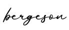 单词bergeson书写