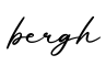 单词bergh书写