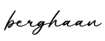 单词berghaan书写