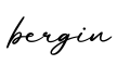 单词bergin书写
