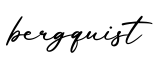 单词bergquist书写