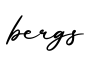 单词bergs书写