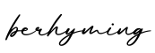 单词berhyming书写