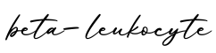 单词beta-leukocyte书写