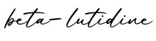 单词beta-lutidine书写