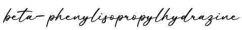 单词beta-phenylisopropylhydrazine书写