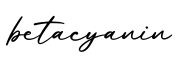 单词betacyanin书写