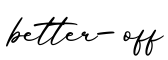 单词better-off书写