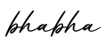 单词bhabha书写