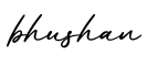 单词bhushan书写