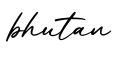 单词bhutan书写