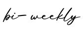 单词bi-weekly书写
