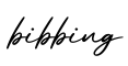 单词bibbing书写