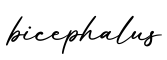 单词bicephalus书写