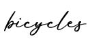 单词bicycles书写