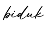单词biduk书写