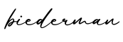 单词biederman书写