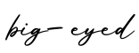 单词big-eyed书写