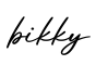 单词bikky书写