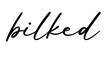 单词bilked书写