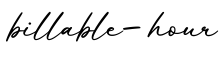 单词billable-hour书写