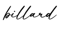 单词billard书写