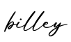单词billey书写