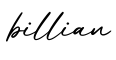 单词billian书写