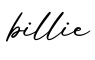 单词billie书写