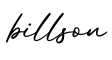 单词billson书写