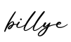 单词billye书写