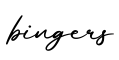 单词bingers书写