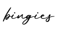 单词bingies书写