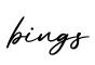 单词bings书写