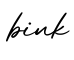 单词bink书写