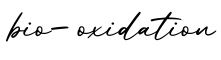 单词bio-oxidation书写