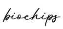 单词biochips书写