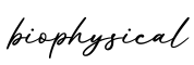单词biophysical书写