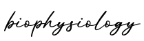 单词biophysiology书写