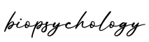 单词biopsychology书写