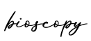 单词bioscopy书写