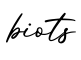 单词biots书写