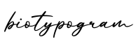 单词biotypogram书写