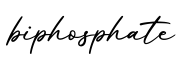 单词biphosphate书写