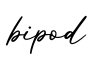 单词bipod书写