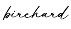 单词birchard书写