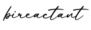 单词bireactant书写