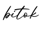 单词bitok书写